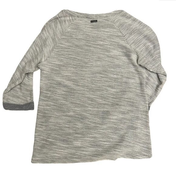 COLUMBIA SPORTSWEAR Sweatshirt Womens XS Lightweight Boho 3/4 Sleeve Gray - Picture 2 of 9